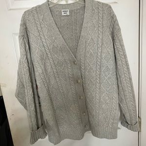 Aritzia Lamora Cable Knit Cardigan